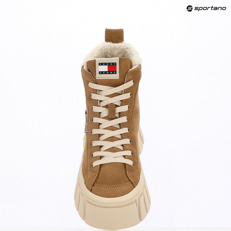 Dámske topánky Tommy Jeans Vulc Flatform Suede Wl bronze twist 9
