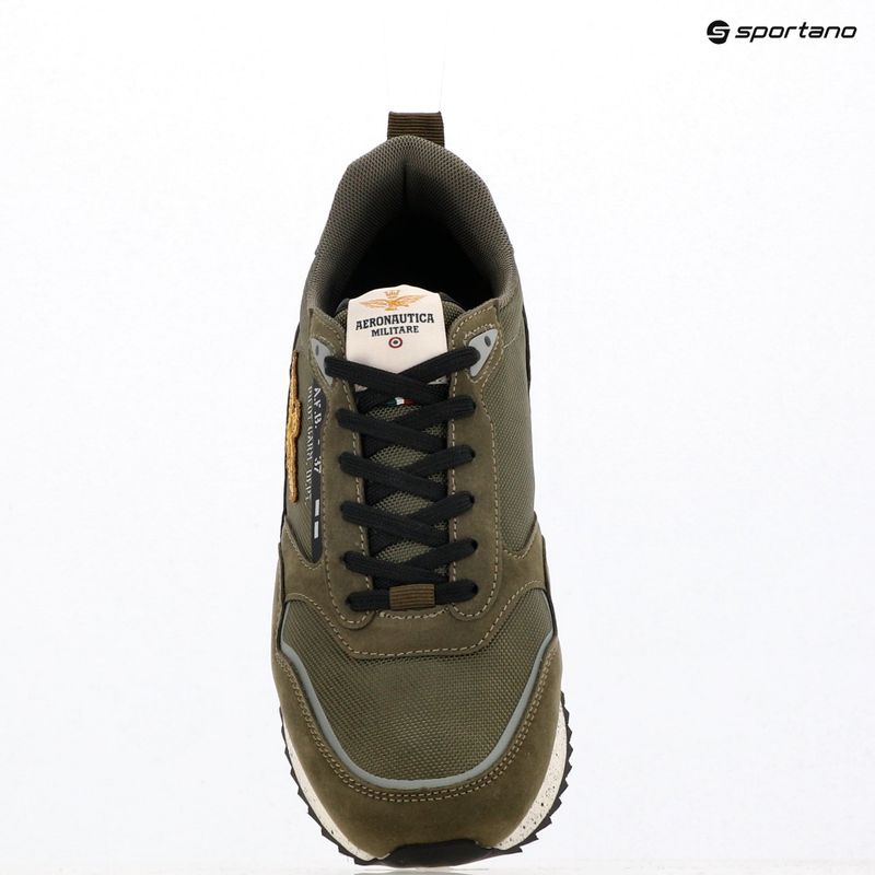 Pánske topánky Aeronautica Militare 252SC0288UCT03545 dark green 9