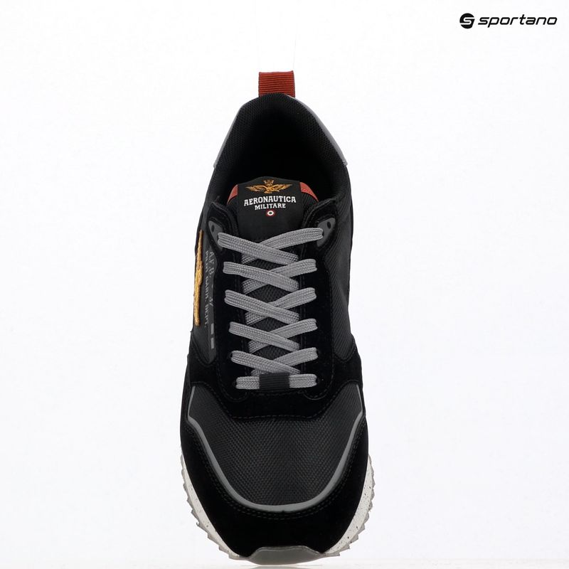 Pánske topánky Aeronautica Militare 252SC0288UCT03545 jet black 9
