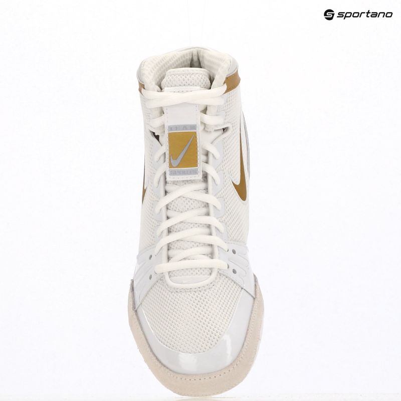 Boxerské topánky Nike Freek white/metallic gold/cool grey 12