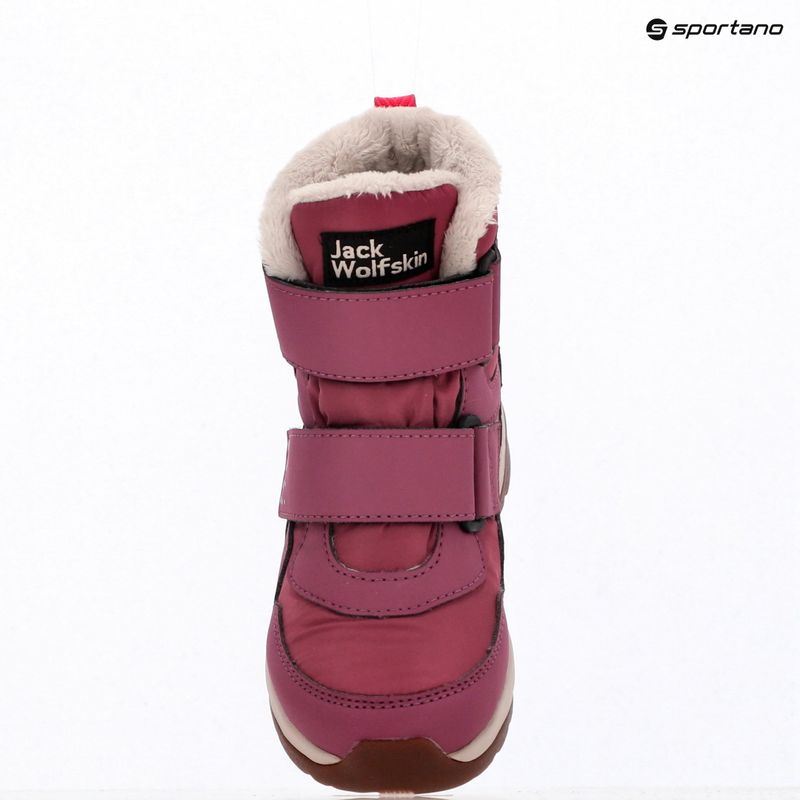 Detské topánky Jack Wolfskin Polar Bear-B Texapore Mid Vc raisin 10