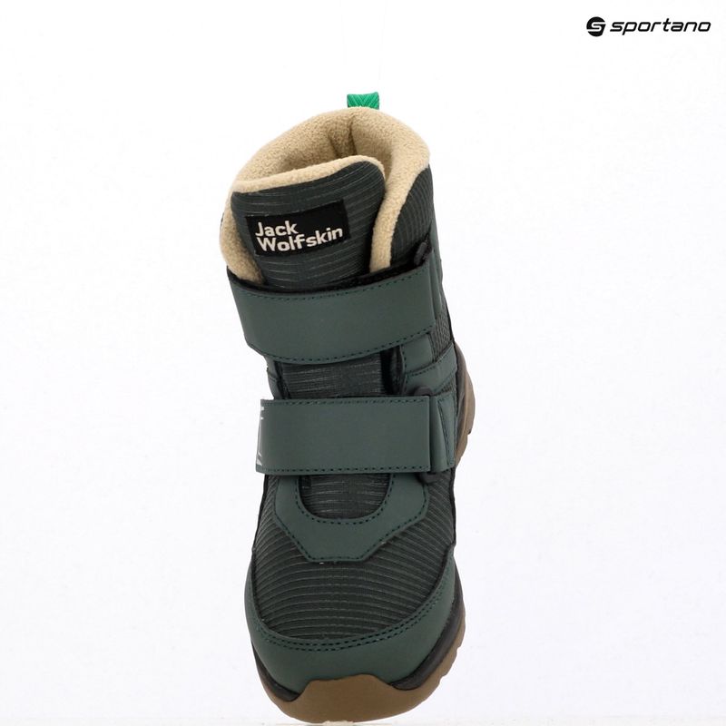 Detské topánky Jack Wolfskin Polar Bear-B Texapore Mid Vc mystic green 11
