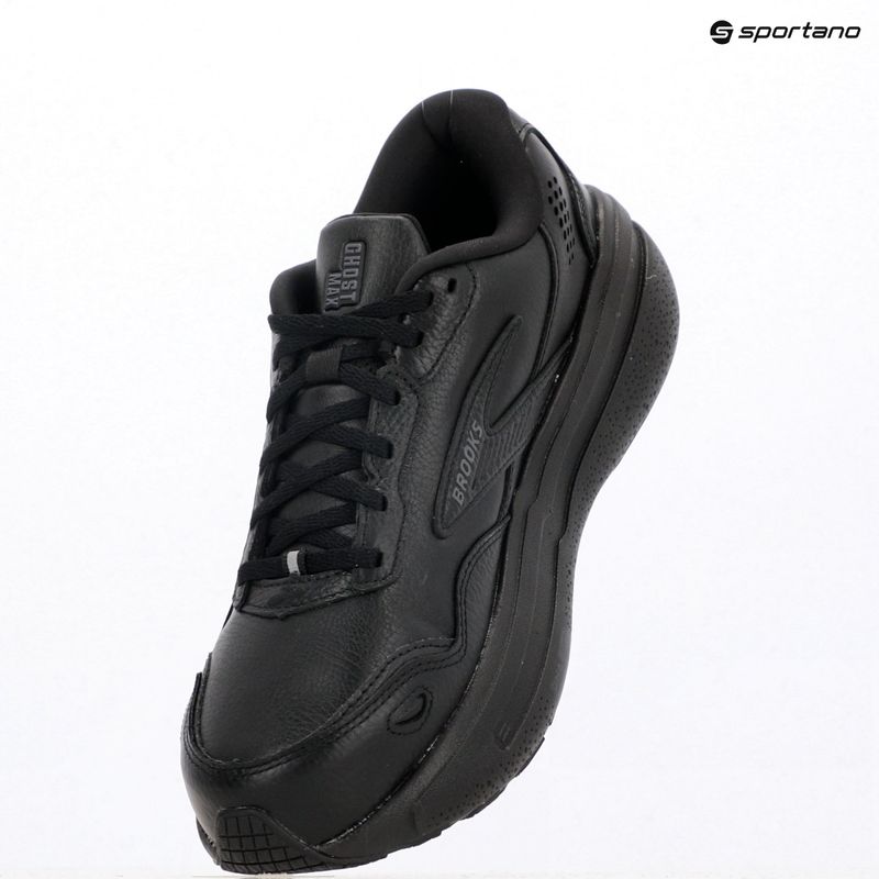 Pánske topánky Brooks Ghost Max Leather black/black 16