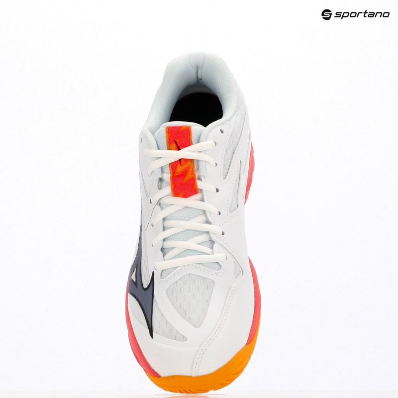 Volejbalové topánky Mizuno Thunder Blade Z white/fiery coral 2/citrus 15