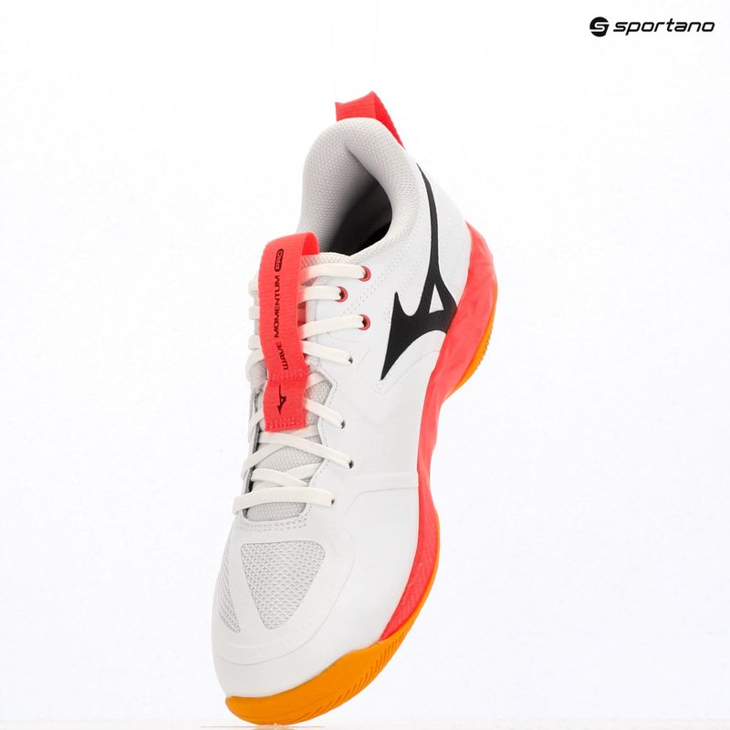 Volejbalové topánky Mizuno Wave Momentum Pro white/fiery coral 2/citrus 18