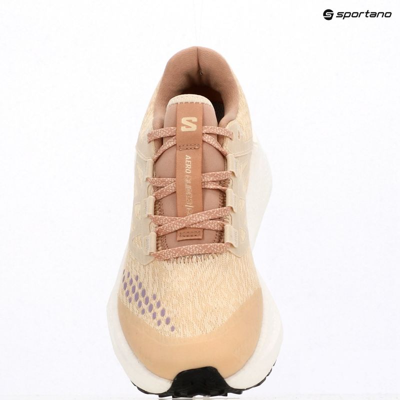 Dámske bežecké topánky Salomon Aero Glide 3 Gravel shortbread/white/fusion coral 11