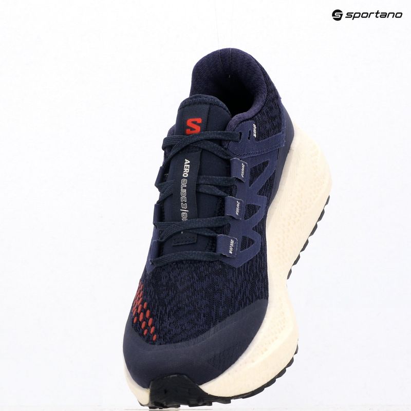 Dámske bežecké topánky Salomon Aero Glide 3 Gravel astral aura/vanilla ice/haute red 10