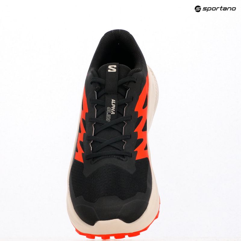 Pánske bežecké topánky Salomon Alphaglide black/rainy day/red orange 15