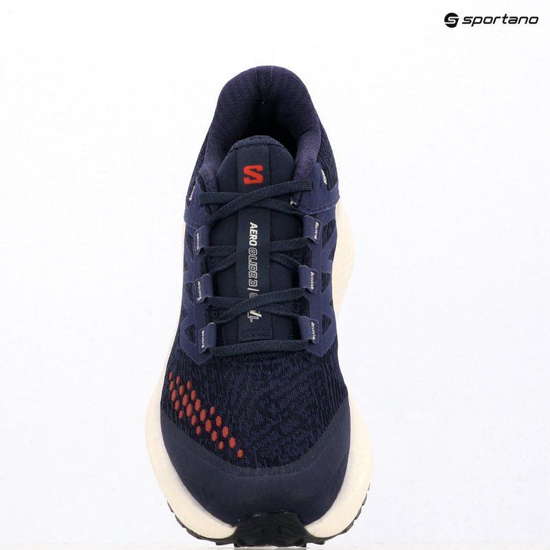 Pánske bežecké topánky Salomon Aero Glide 3 Gravel astral aura/vanilla ice/haute red 14