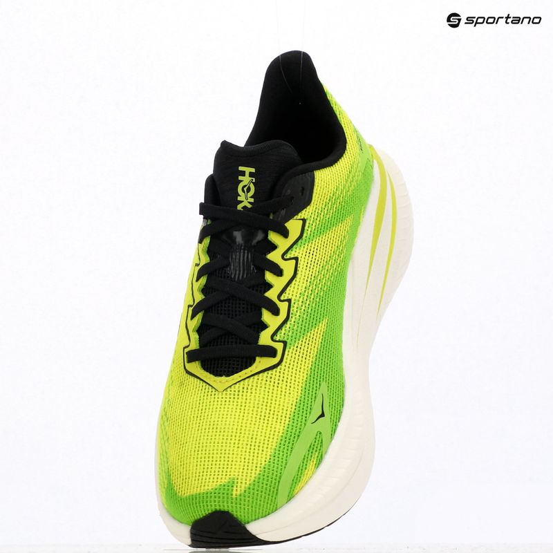 Pánske bežecké topánky Hoka Mach X 3 neon hoka citrus/neon lime 17