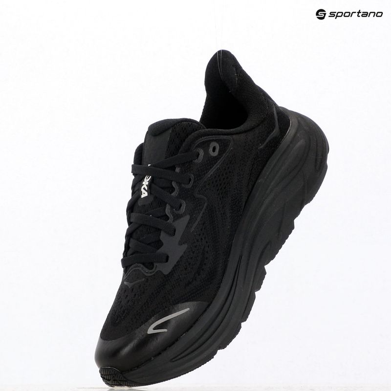 Detské bežecké topánky HOKA Clifton 10 black/black 17