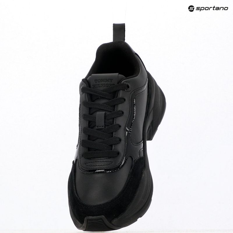 Dámske topánky Tommy Hilfiger Chunky Runner Patent black 9