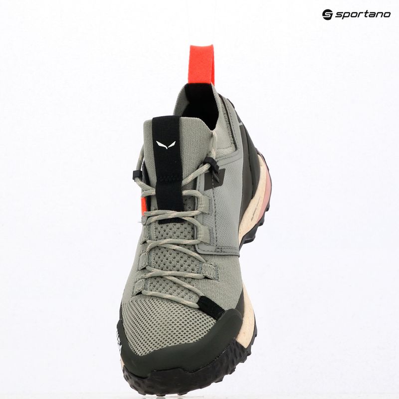 Dámske trekové topánky Salewa Puez 2 Knit Powertex shadow/dark olive 17