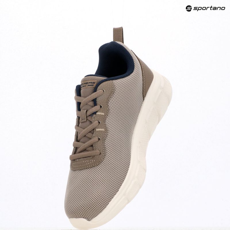 Pánske topánky Skechers Bobs Sport B Flex Icy Edge taupe 7
