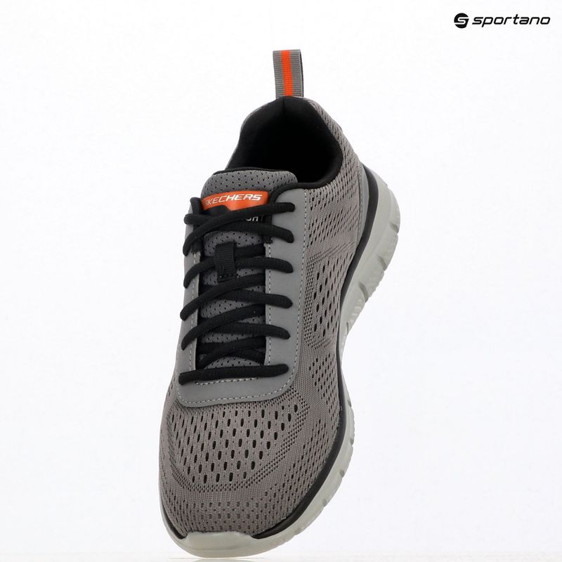 Pánske topánky Skechers Track Leshur charcoal/orange 9