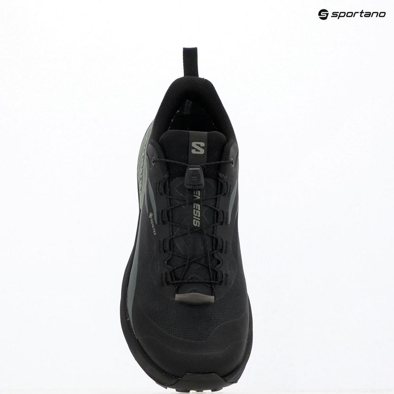 Pánske bežecké topánky Salomon Genesis GTX black/agave green/urban chic 17