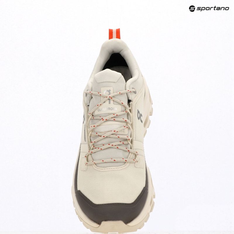 Pánske turistické topánky On Cloudrock Low Waterproof ivory/ivory 15