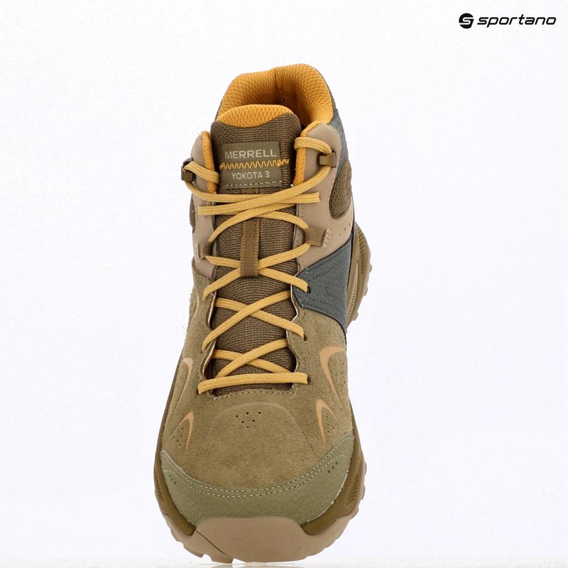 Pánske turistické topánky Merrell Yokota 3 Mid Gtx drab 9