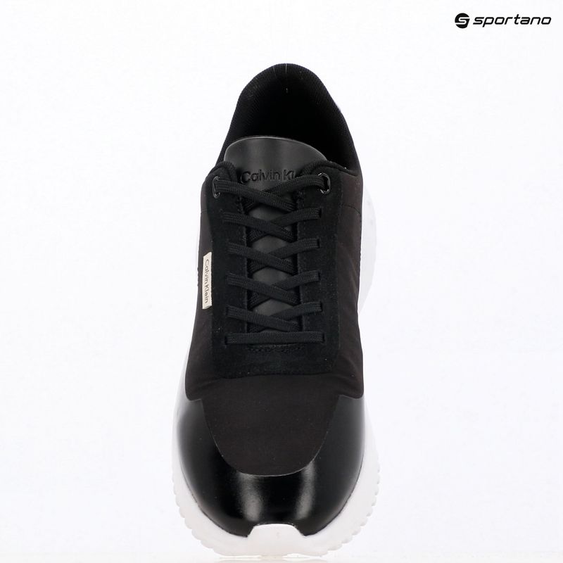 Dámske topánky Calvin Klein YW0YW02016 Eva Runner Lace Up Mat Mix 0GN black/gun metal 9