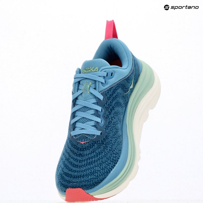 Dámske bežecké topánky HOKA Gaviota 5 alpine blue/jadeite 10