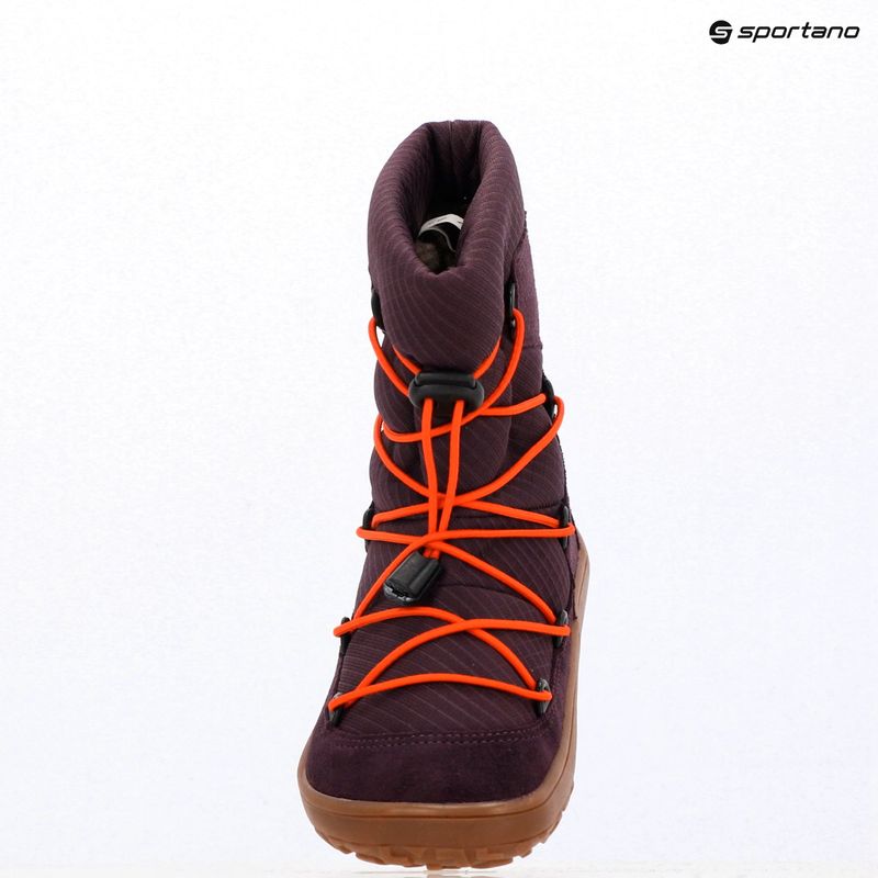 Detské snehové barefoot topánky Froddo Tex Track Wool purple 9