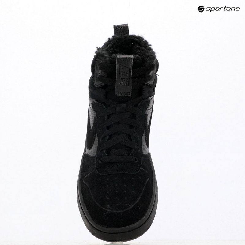Detské topánky Nike Court Borough Mid 2 black/black/black 9