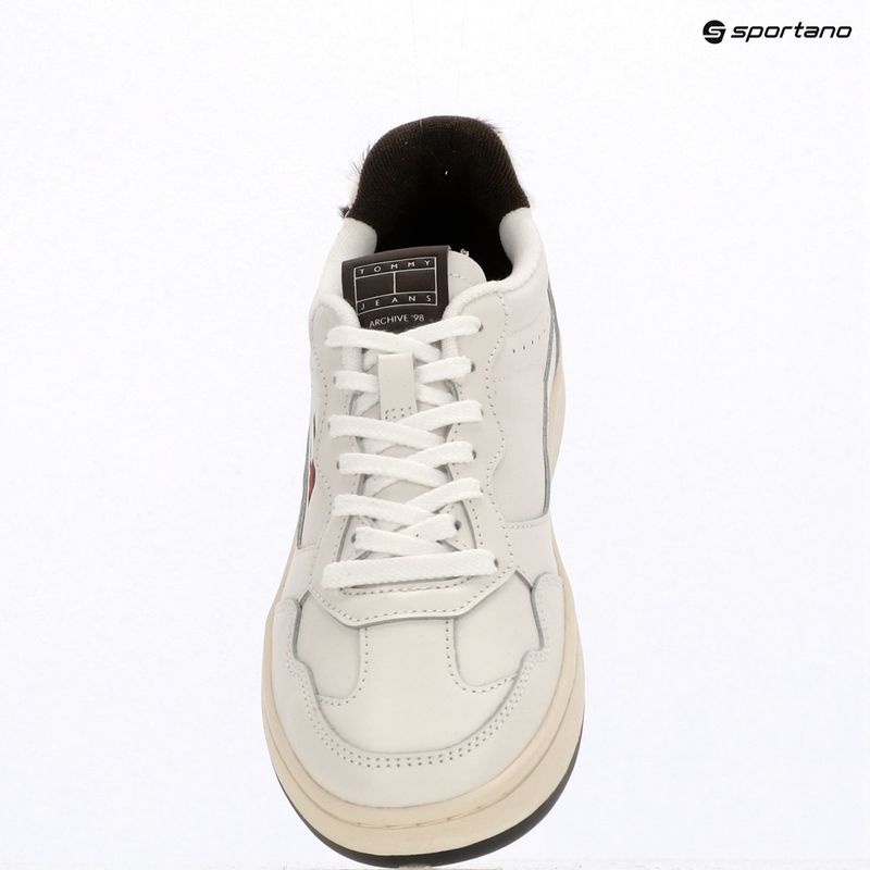 Dámske topánky Tommy Hilfiger Archive 98 Calf Hair Tab ecru/dark coffee 9