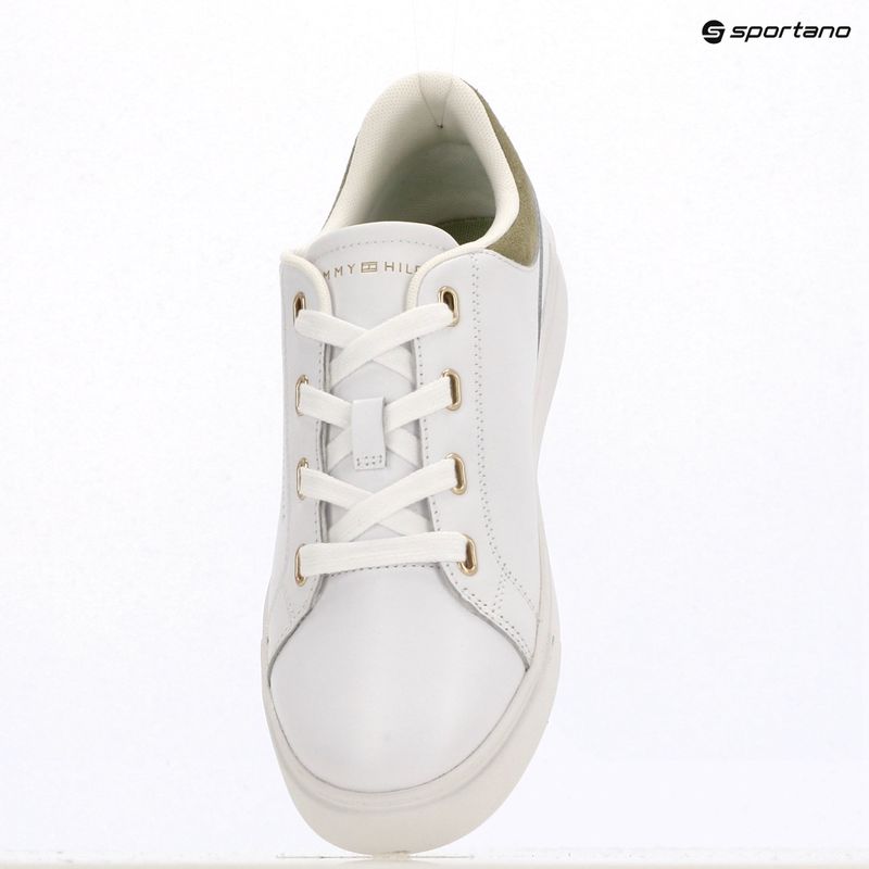 Dámske topánky Tommy Hilfiger Casual Cupsole white/earth sage 9