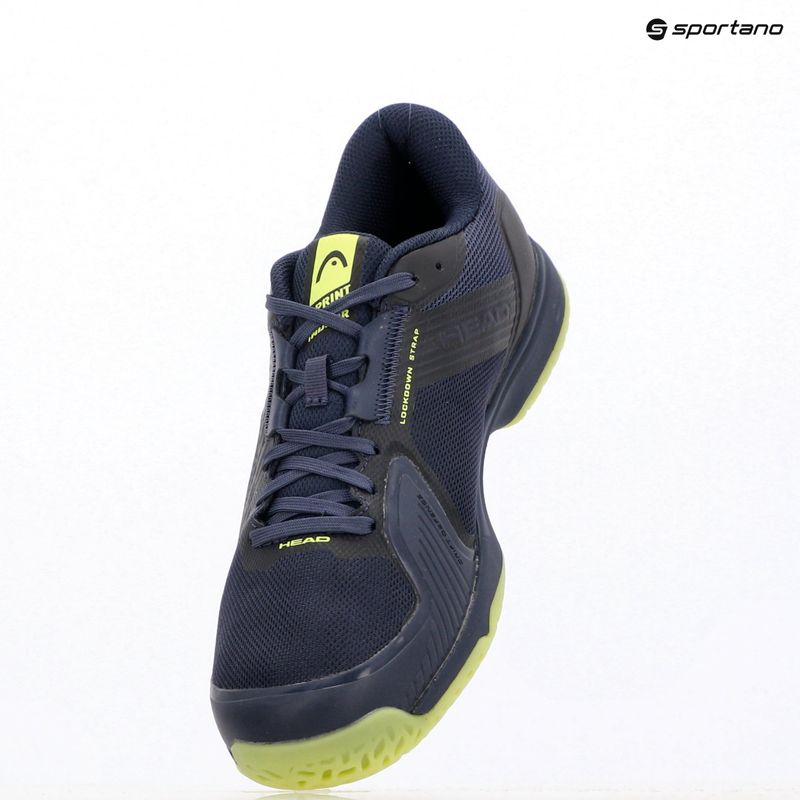 Topánky na squash HEAD Sprint Team 4.0 Indoor navy/lime 9
