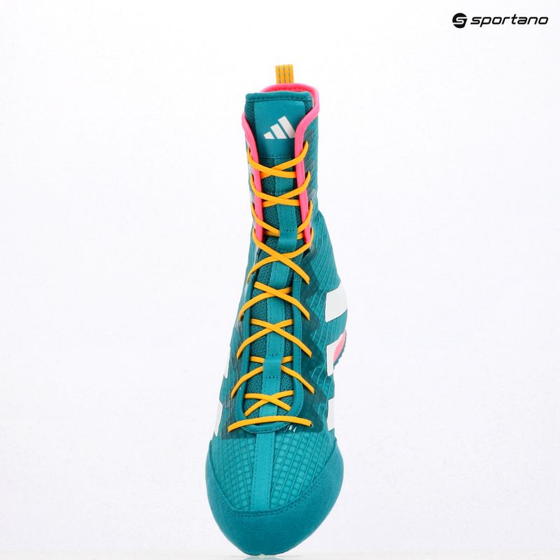 Boxerské topánky adidas Box Hog 4 turquoise 9