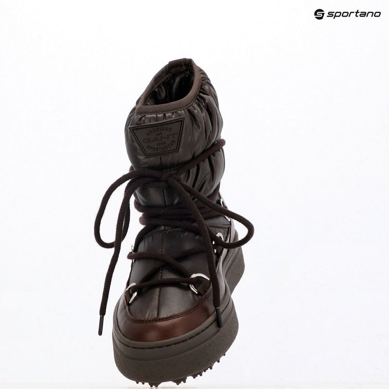 Dámske snehule GANT Snowhill dark brown 9