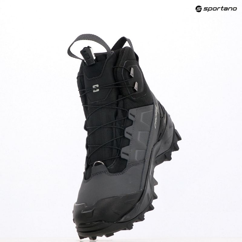 Pánske trekové topánky Salomon Crosstrak Powder WP asphalt/black/sharkskin 11