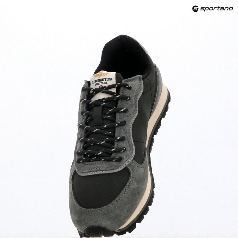 Pánske topánky Aeronautica Militare 252SC0320UPL00313 jet black 3