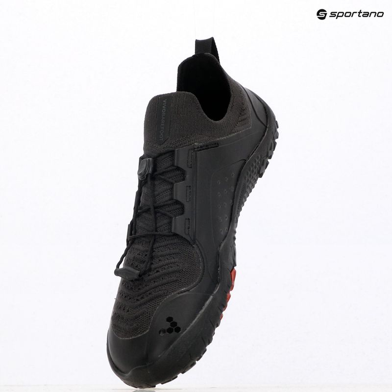 Pánske barefoot topánky Vivobarefoot Primus Trail Knit Fg obsidian/obsidian 11