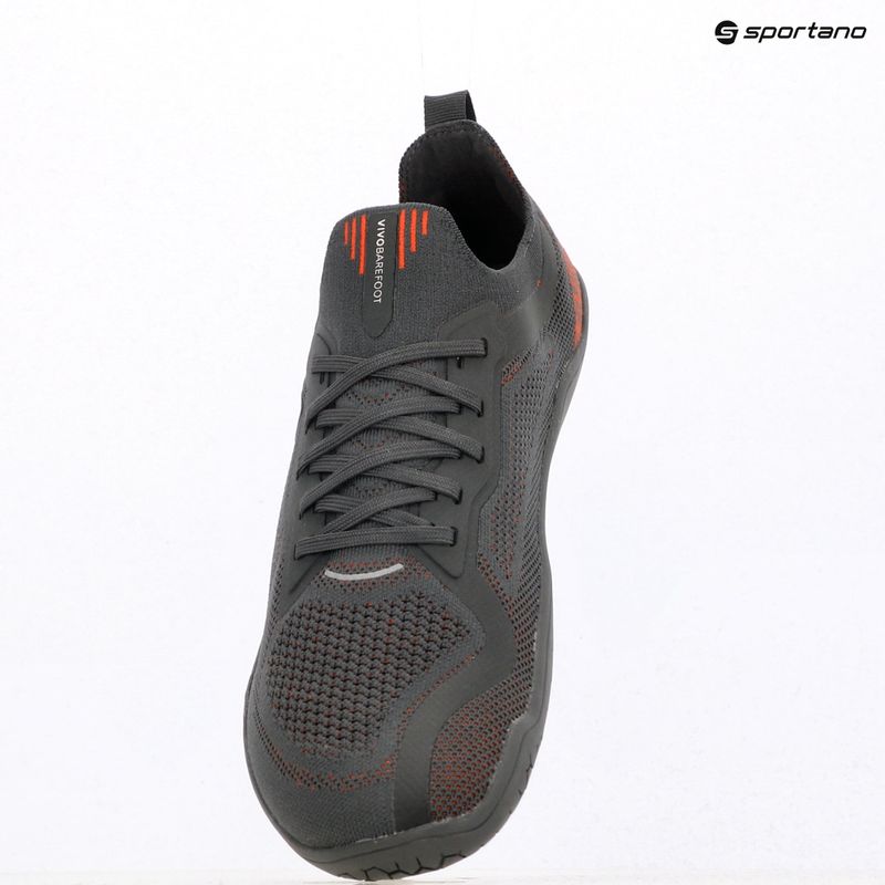 Pánske barefoot topánky Vivobarefoot Primus Lite Knit obsidian/cherry tomato 9