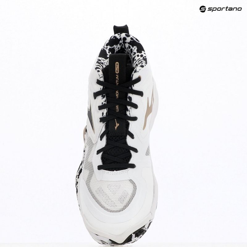 Volejbalové topánky Mizuno Wave Momentum Elite Mid white/black/ge gold 15