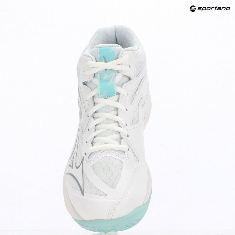 Dámske volejbalové topánky Mizuno Thunder Blade Z Mid white/blue tint 15