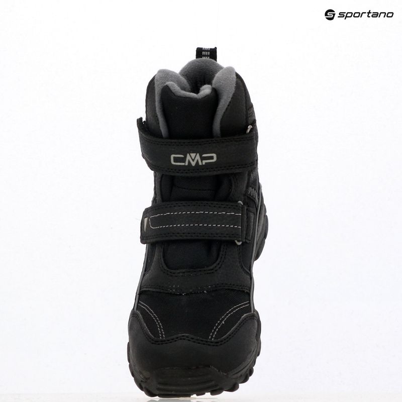 Detské snehule CMP Pyry Snowboots Wp black/titanium 9
