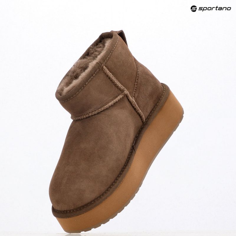 Dámske snehule EMU Australia Stinger Micro Flatform 2.0 mushroom 9