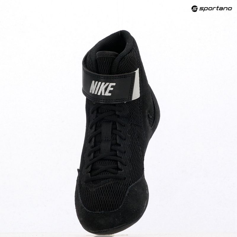 Detské zápasnícke topánky Nike Speedsweep VIII GS black/white/black/wolf grey 9
