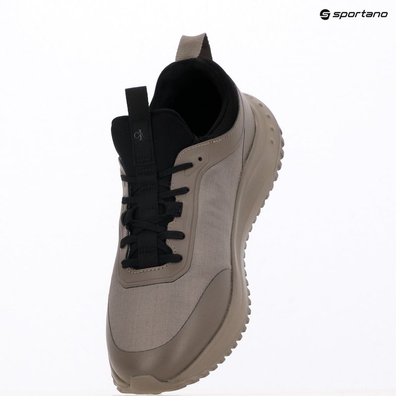 Pánske topánky Calvin Klein YM0YM01443 Eva Runner Laceup Sock Mat Mix taupe smog/black 9