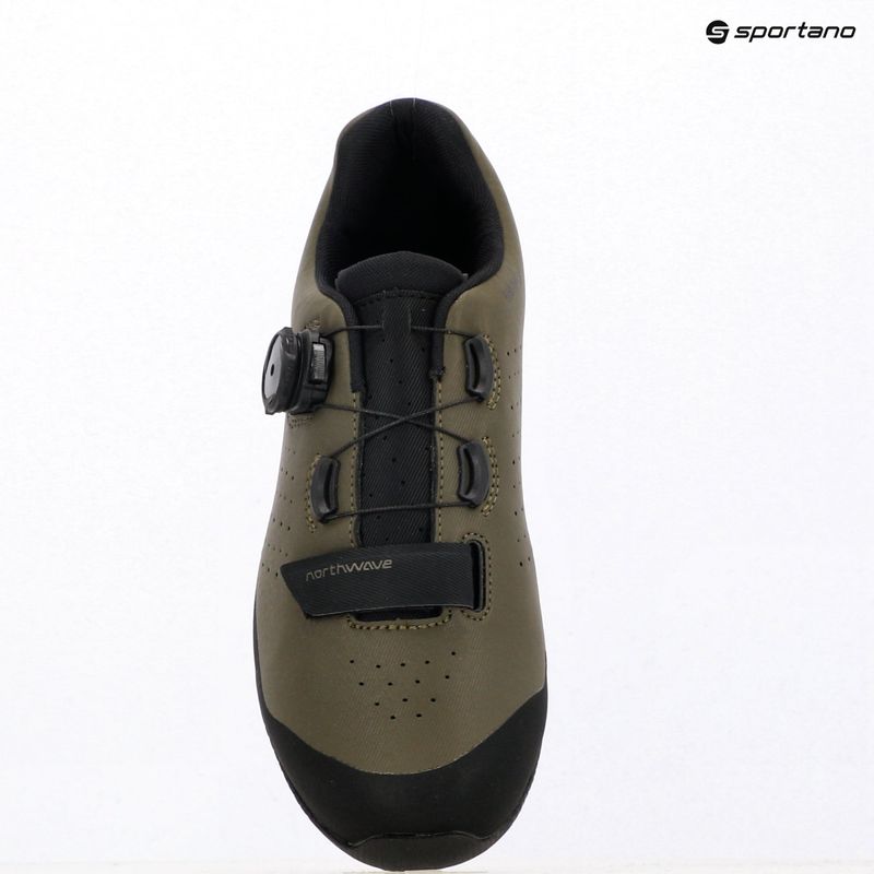 Pánske MTB cyklistické topánky Northwave Hammer Plus green forest/black 11