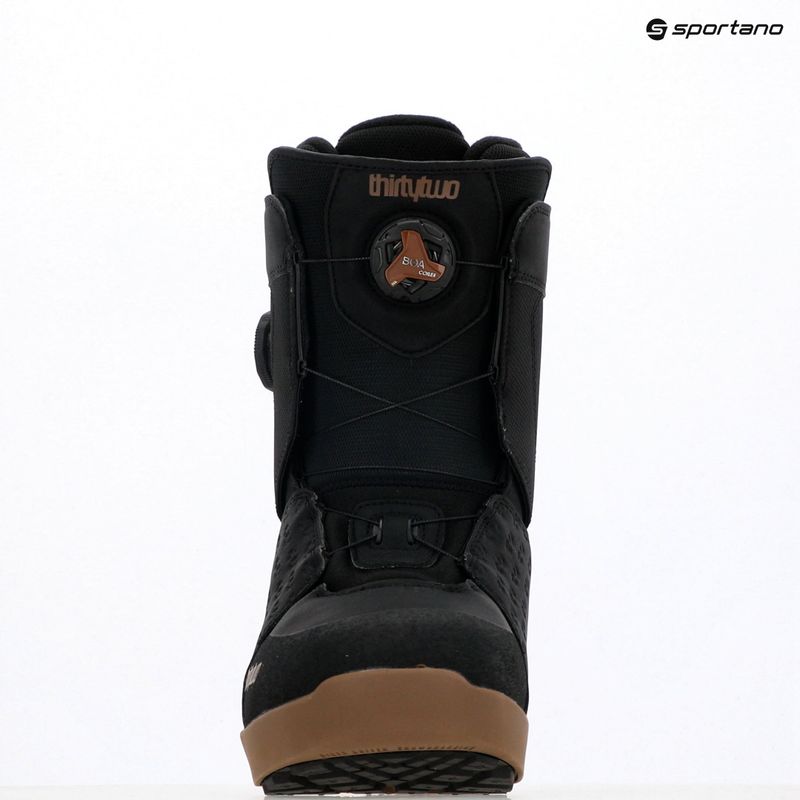 Pánske snowboardové topánky ThirtyTwo Lashed Double Boa ʼ25 black/gum 11