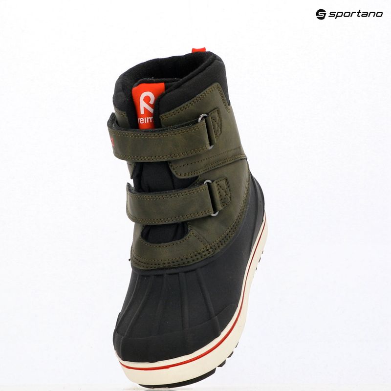 Detské snehule Reima Coconi khaki green 10