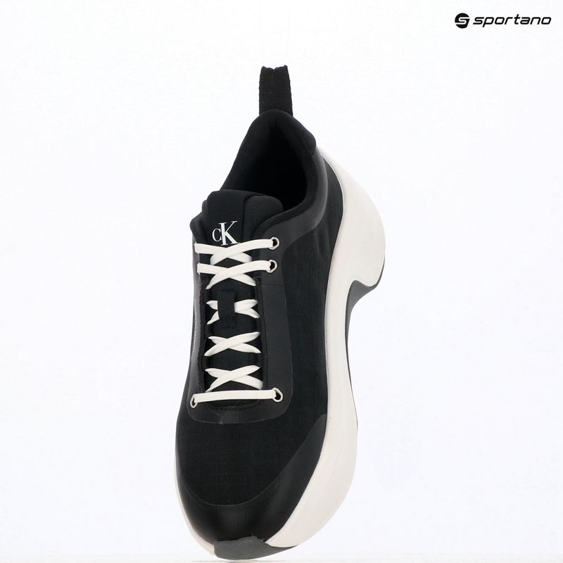 Dámske topánky Calvin Klein YW0YW02077 Chunky Runner Laceup Mix Aop black/coal 9