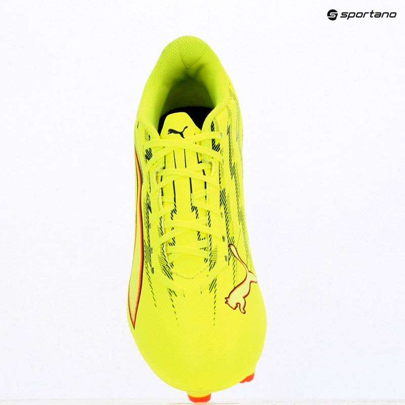 Futbalové kopačky PUMA Ultra 6 Play FG/AG yellow alert/puma black/glowing red/lime squeeze 9