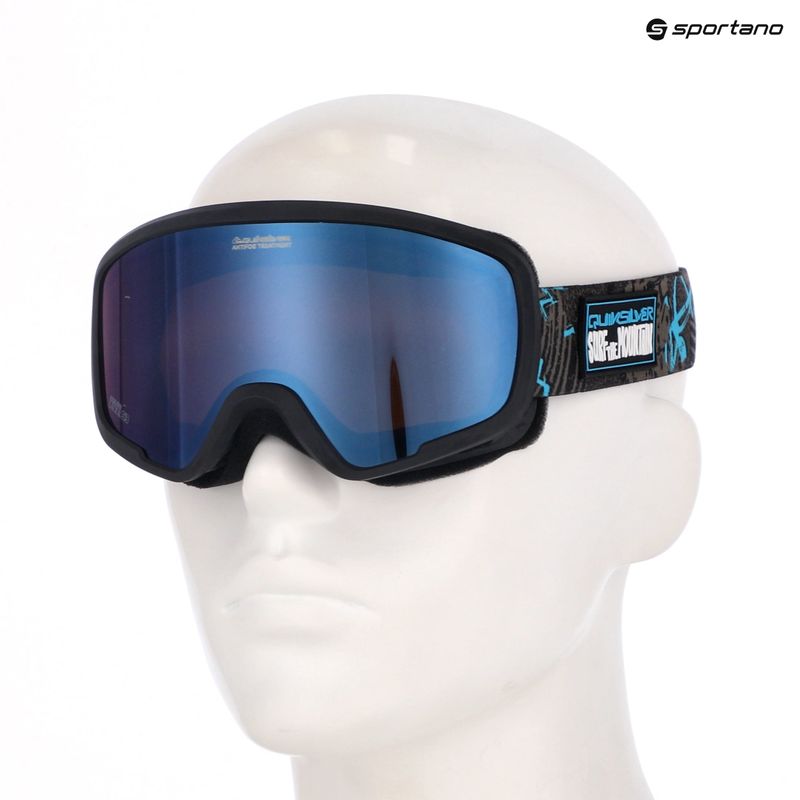 Detské snowboardové okuliare Quiksilver Shredder rave mix/clux ml blue 10