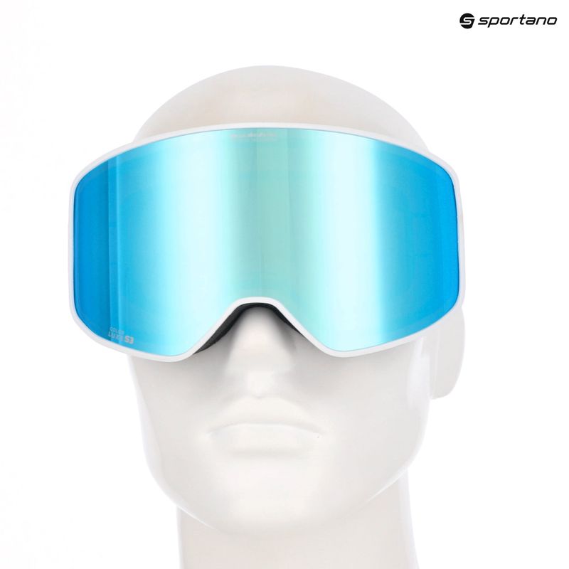 Snowboardové okuliare Quiksilver Storm white/clux ml blue 6