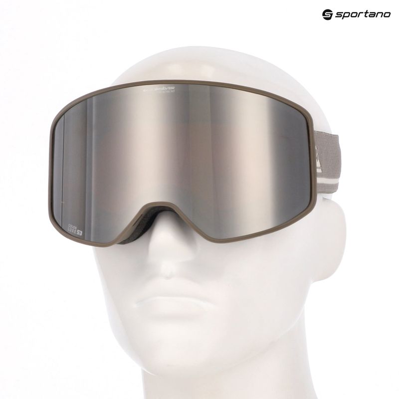 Snowboardové okuliare Quiksilver Storm fallen rock/clux ml silver 9