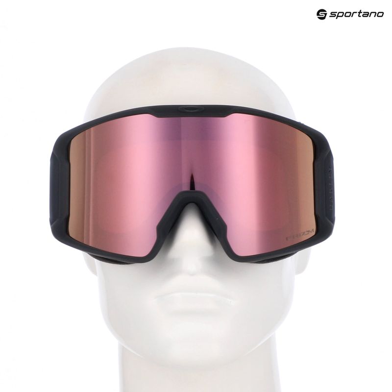 Lyžiarske okuliare Oakley Line Miner L matte b1b forged iron/prizm rose gold iridium 5